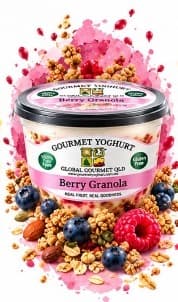 Berry Granola gourmet yoghurt
