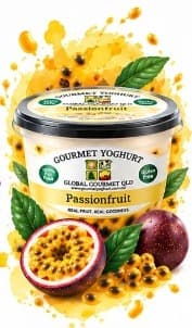 Passionfruit gourmet yoghurt