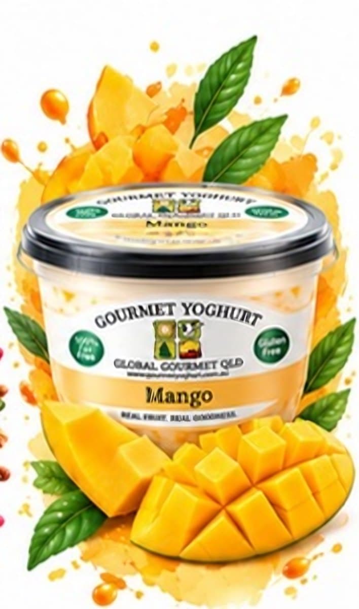 Mango yoghurt tub